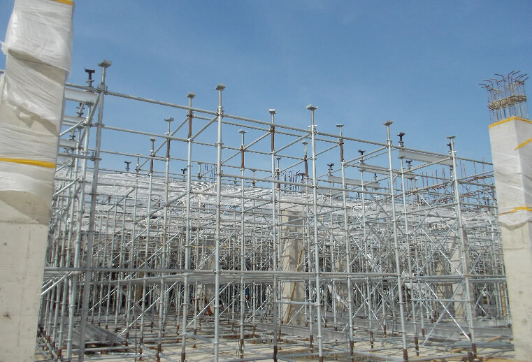 Gowe scaffolding system-public building