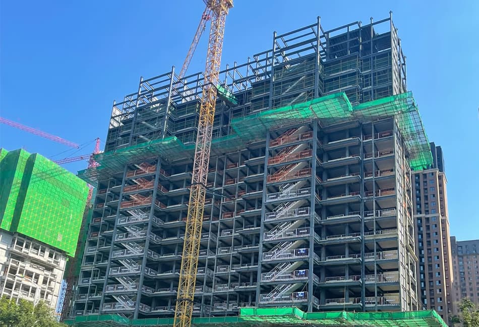 High-rise frame structure