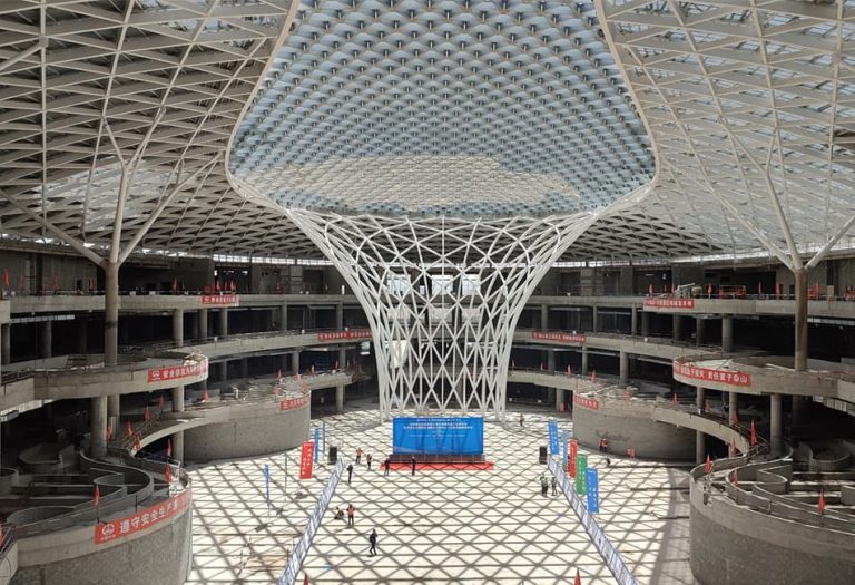 Single layer thin wall space lattice shell