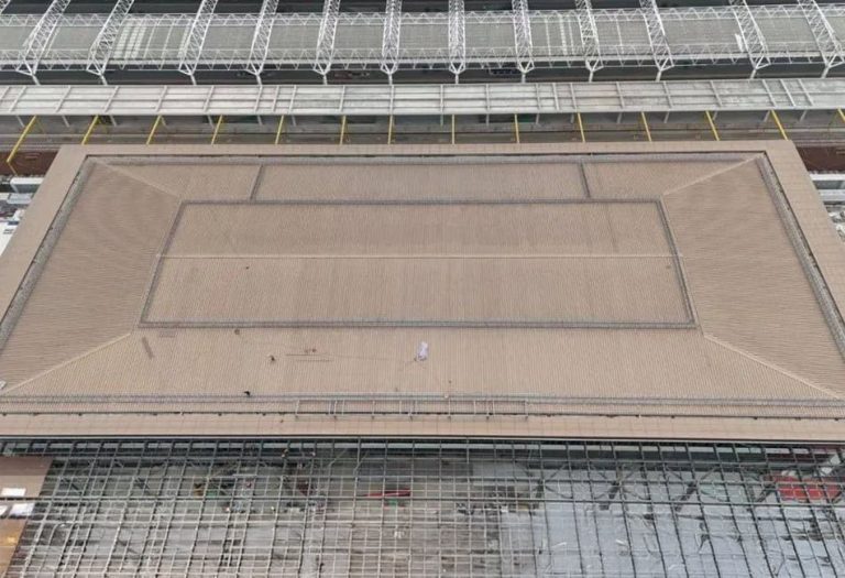 Space steel grid steel structure plus steel truss structure