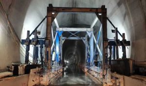 Cable Duct and Drainage Channel Installation Trolley