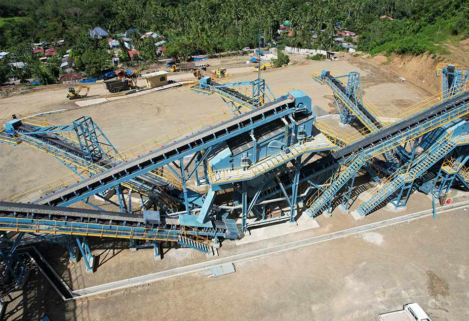 Steel structure for Grinding and screening plant